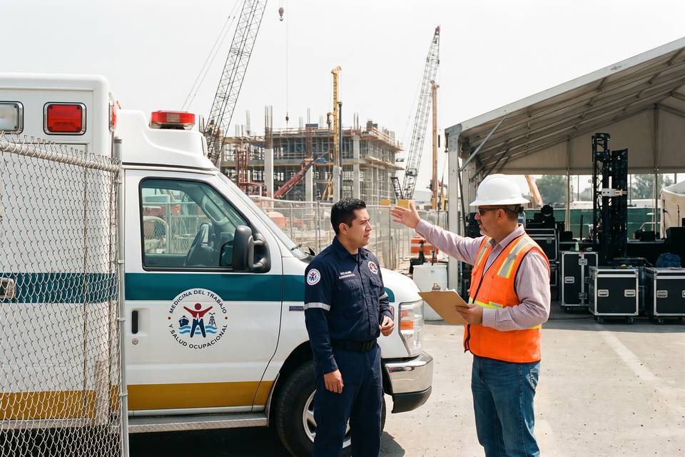 Ambulancia MEDLAB en renta asignada a un proyecto industrial
